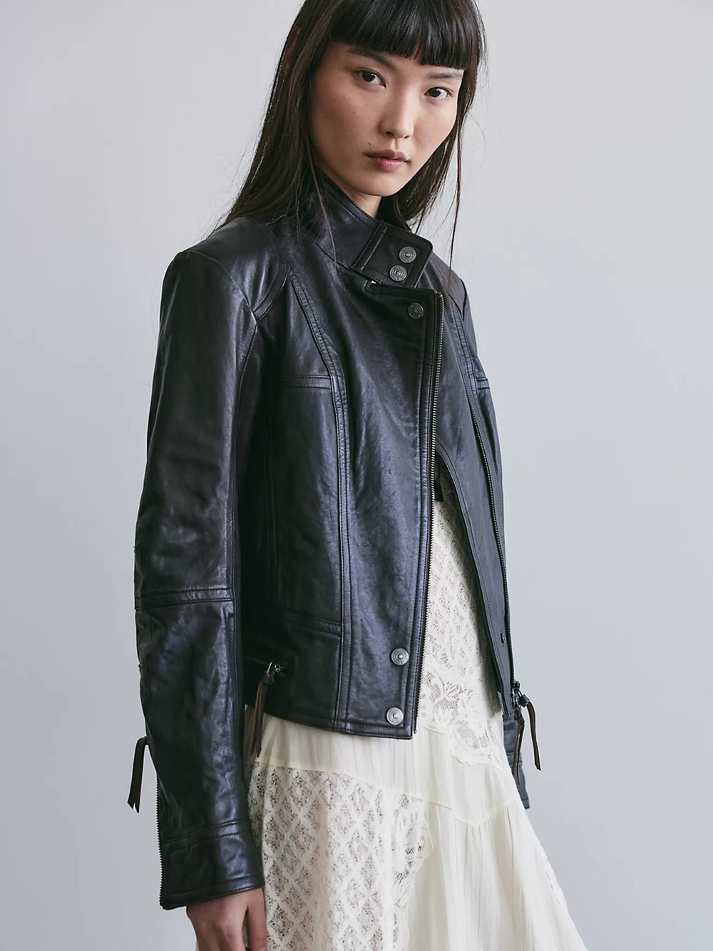 Free people We The Free Circe Leather Jacket